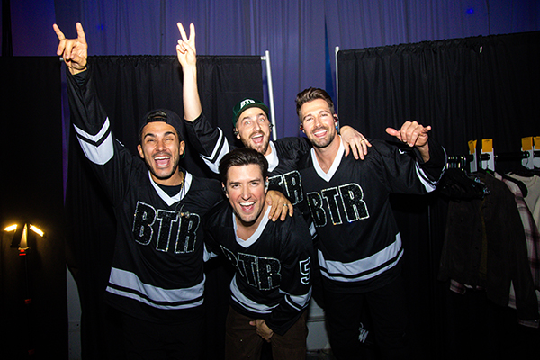 Big time Rush at Total Mortgage arena in Bridgeport Connecticut in December 2024