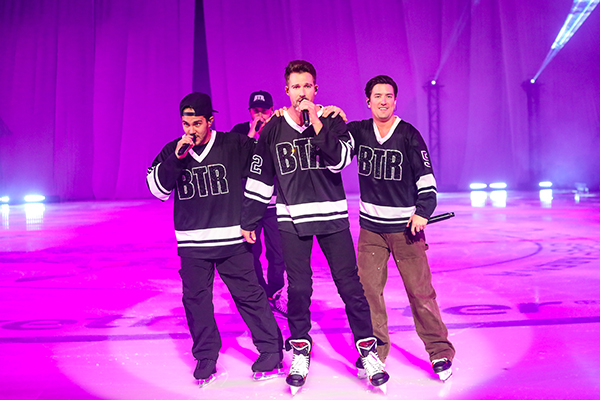 Big time Rush at Total Mortgage arena in Bridgeport Connecticut in December 2024