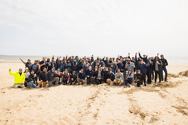 Athletic Brewing Connecticut Beach Clean Up 