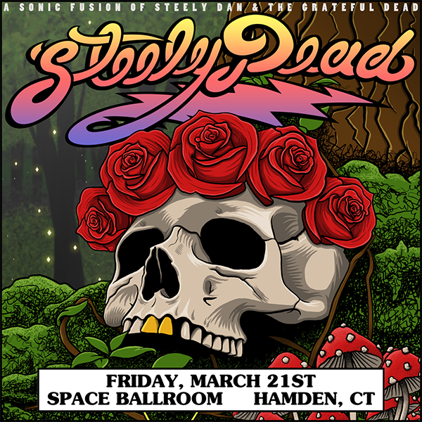 Steely dead to perform at Space Ballroom in Hamden Connecticut in March 2025 