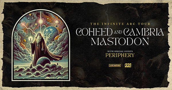 Cohered and Cambria and Mastodon to perform at Hartford Healthcare Amp in Bridgeport Connecticut in May 2025