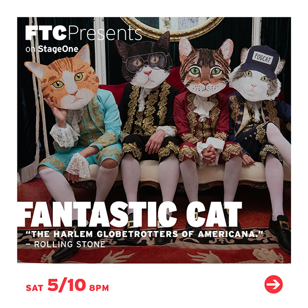 Fantastic Cat to perform at Fairfield Theatre Company in Fairfield Connecticut in May 2025