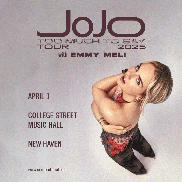 JoJo to perform at College Street music Hall in New Haven Connecticut in April 2025