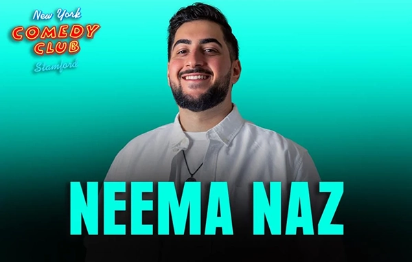 Neema Naz to perform at New York Comedy Club Stamford in Stamford Connecticut in April 2025