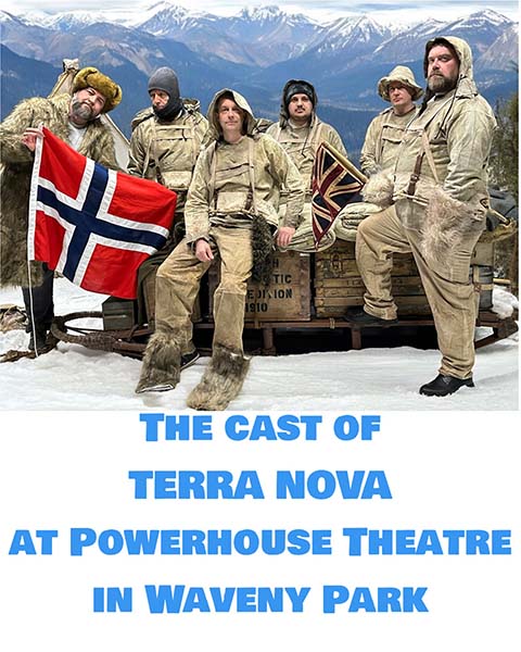 Ted Tally's Terra Nova at town players of New Canaan in February and march 2025