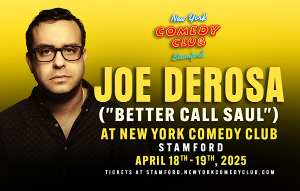 Joe Derosa to perform at New York Comedy Club Stamford in Stamford Connecticut in April 2025