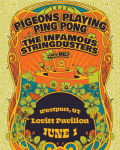 Piegons Playing Ping Pong to perform at Levitt Pavilion in Westport, Connecticut in June 2025