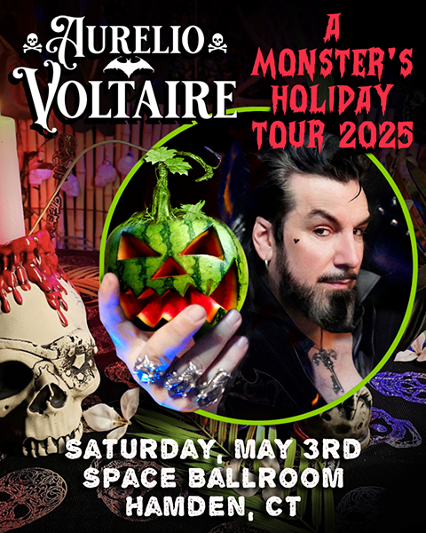 Aurelio Voltaire to perform at space ballroom in hamden connecticut in may 2025