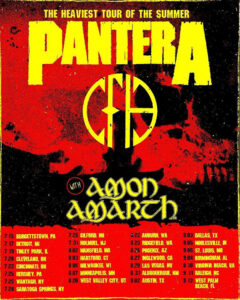 Pantera to perform at the xfinity theatre in hartford in August 2025
