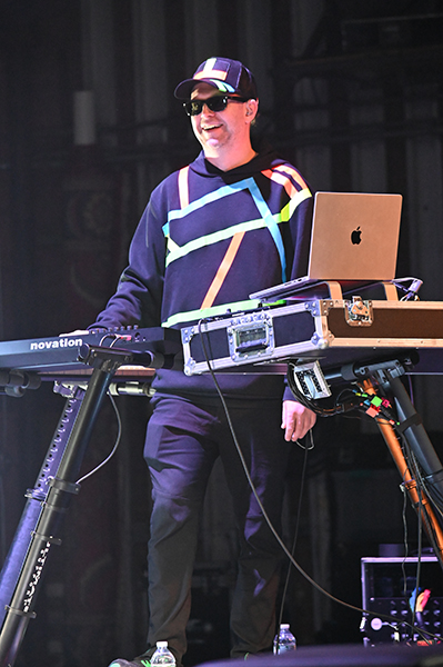 Howard Jones performing at College Street Music Hall on February 26, 2025 in New Haven Connecticut photo by Kris Forland