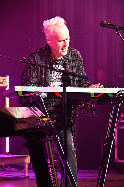 Howard Jones performing at College Street Music Hall on February 26, 2025 in New Haven Connecticut photo by Kris Forland