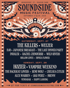 Soundside Music Festival in Bridgeport Connecticut in September 2025