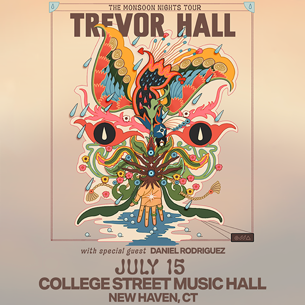 Trevor Hall to perform at College Street music hall in new haven Connecticut in July 2025