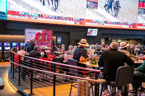 Kentucky Derby viewing party at Mohegan Sun in Connecticut in May 2025