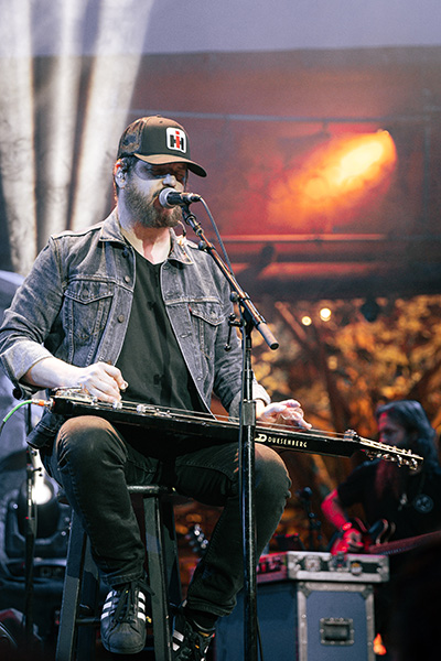 The Record Company performs at Mohegan Sun Wolf Den in Uncasville Connecticut on April 12, 2025