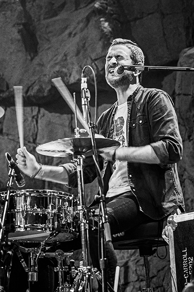 The Record Company performs at Mohegan Sun Wolf Den in Uncasville Connecticut on April 12, 2025