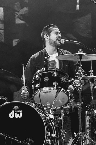 The Record Company performs at Mohegan Sun Wolf Den in Uncasville Connecticut on April 12, 2025
