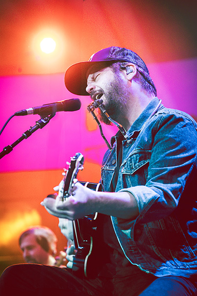 The Record Company performs at Mohegan Sun Wolf Den in Uncasville Connecticut on April 12, 2025