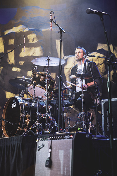 The Record Company performs at Mohegan Sun Wolf Den in Uncasville Connecticut on April 12, 2025