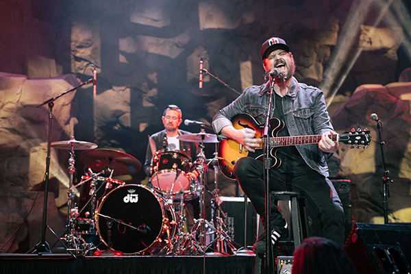The Record Company performs at Mohegan Sun Wolf Den in Uncasville Connecticut on April 12, 2025