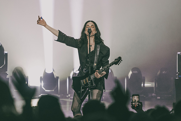 St. Vincent at College Street Music Hall in New Haven Connecticut on April 18, 2025 Photo by Jessie Fuentes