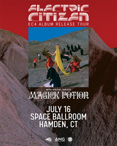 Electric Citizen to perform at space ballroom in hamden connecticut in July 2025