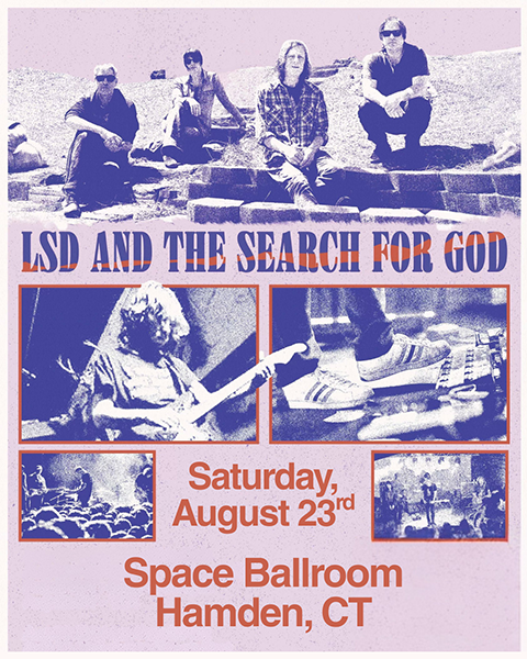 LSD and the Search for God to perform at Space Ballroom in hamden Connecticut in August 2025