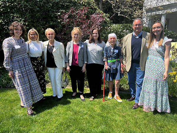 Taverna Family at Children and Family's annual Mother's Day tea in Darien Connecticut in April 2025