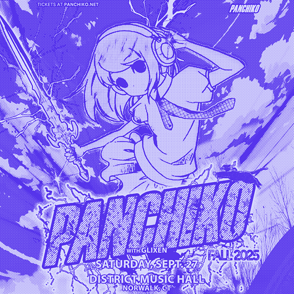Panchiko to perform at District Music Hall in Norwalk Connecticut in September 2025