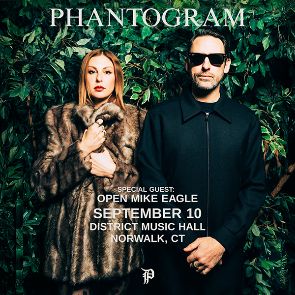 Phantogram to perform at District music Hall in Norwalk Connecticut in September 2025