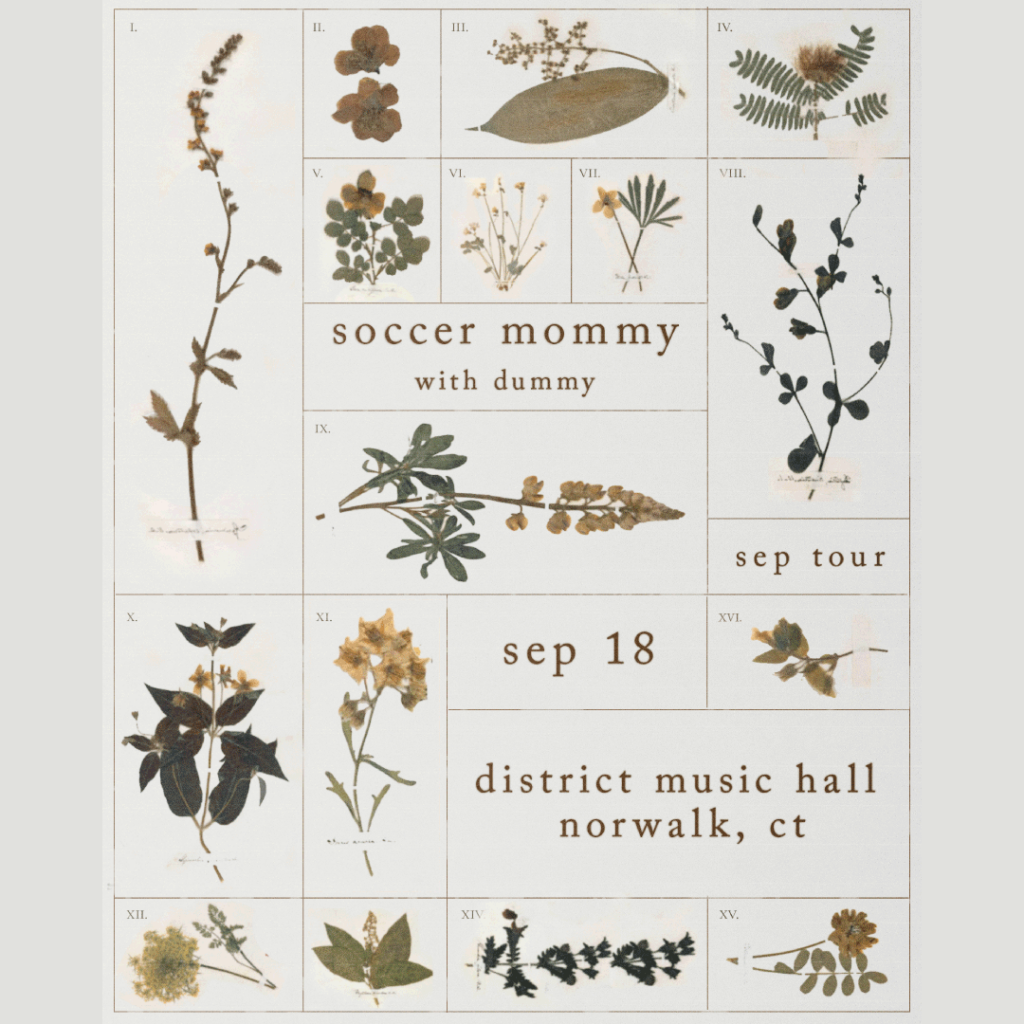 Soccer Mommy to perform at District Music Hall in Norwalk Connecticut in September 2025