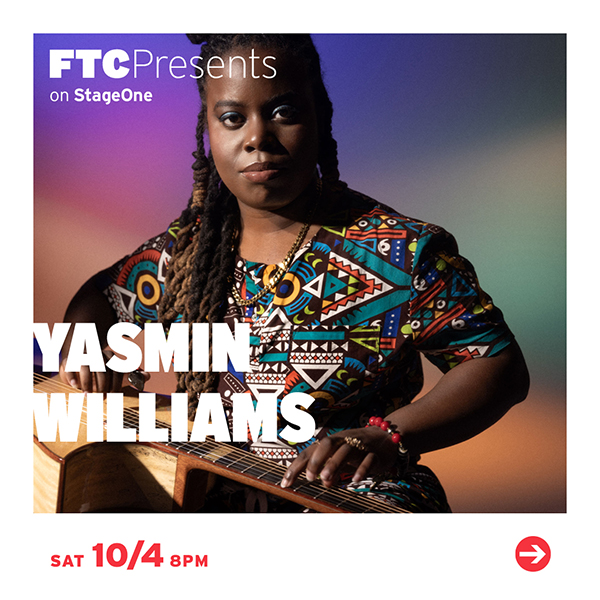 Yasmin Williams to perform at Fairfield Theatre. Company in Fairfield Connecticut in October 2025
