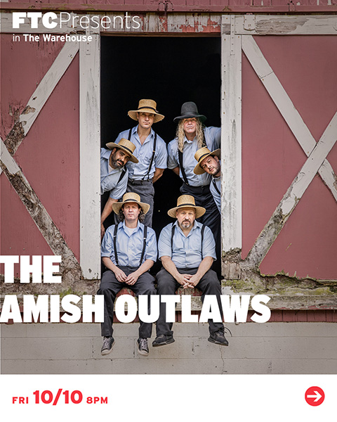 The Amish Outlaws to perform at Fairfield Theatre company in Fairfield connecticut in October 2025