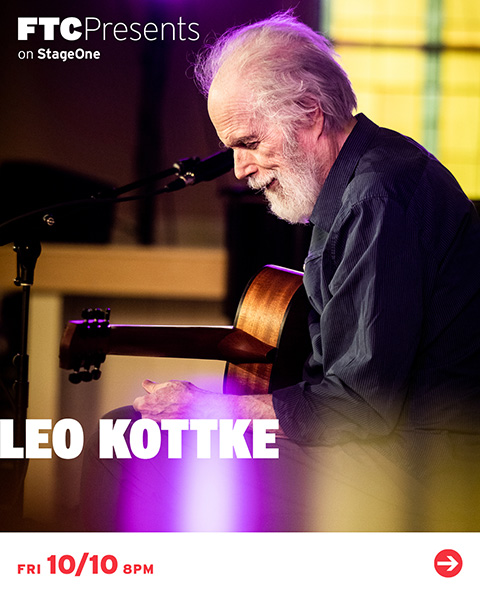 Leo Kottke to perform at Fairfield theatre company in fairfield connecticut in October 2025