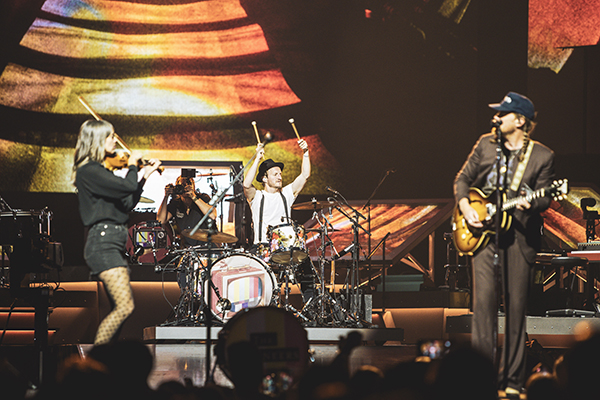 The Lumineers to performed at Mohegan Sun in Uncasville, Connecticut on July 13, 2025 photos by Jessie Fuentes