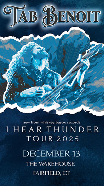 Tab Benoit to perform at Fairfield Theatre Company in Fairfield Connecticut in December 2025