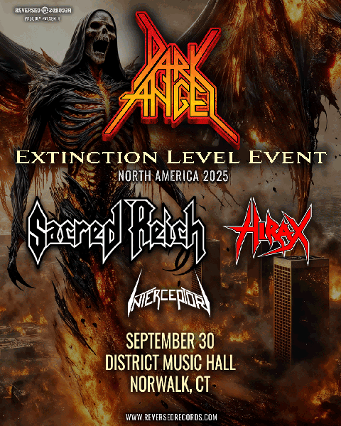Dark Angel to perform at district music hall in norwalk conencticut in September 2025