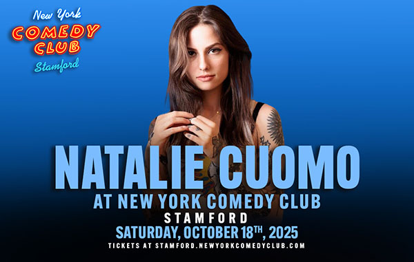 Natalie Cuomo to perform at New York Comedy Club in Stamford Connecticut in October 2025