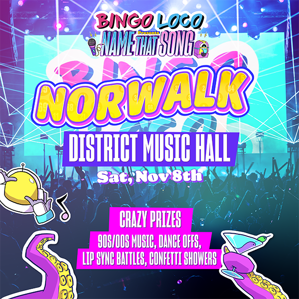 Bingo Loco at district music hall in Norwalk Connecticut in November 2025