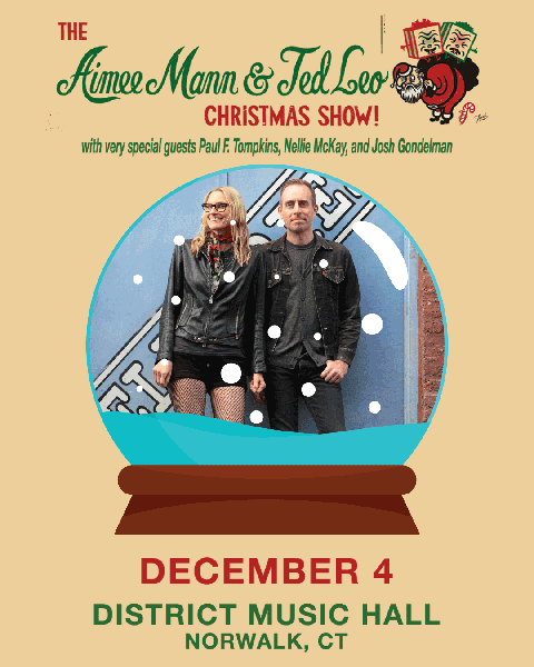Aimee Mann and Ted Leo to perform at District Music Hall in Norwalk, Connecticut December 2025