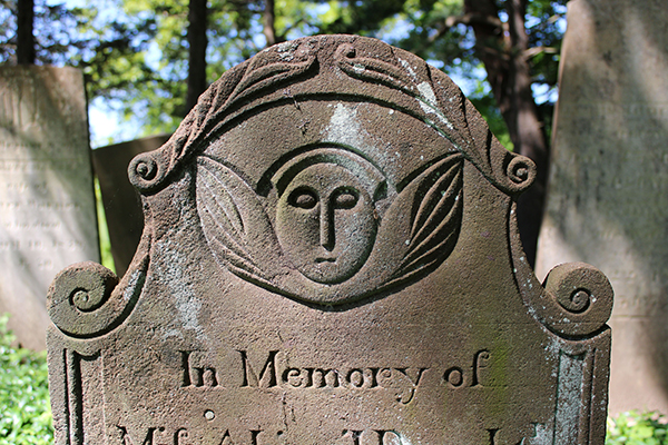 Cemetery Walk in East haddam, Connecticut in October 2025