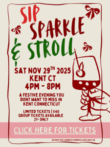 Sip, Sparkle and Stroll in Kent Connecticut in November 2025