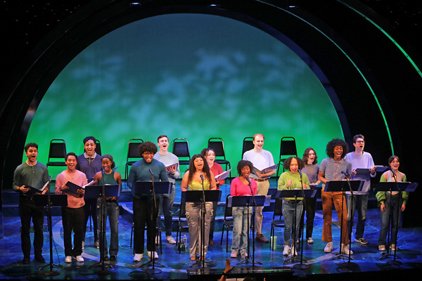 The cast of Photosynthesis at the 2024 Goodspeed Festival of New Musicals. Photo by Diane Sobolewski