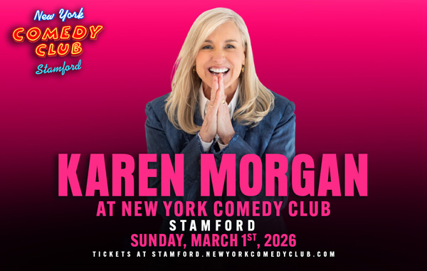 Karen Morgan to perform at New York Comedy Club Stamford in march 2026