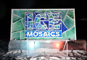 Ice Mosaics at Parkville Market in Hartford, Connecticut in January 2026