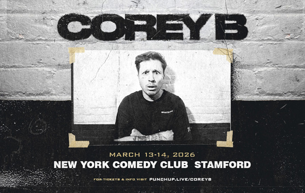 Corey B to perform at New York Comedy Club Stamford in March 2026