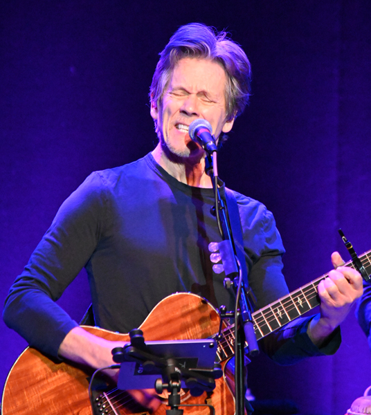 Kevin Bacon performs at Ridgefield Playhouse in January 2026 photo by Kris Forland