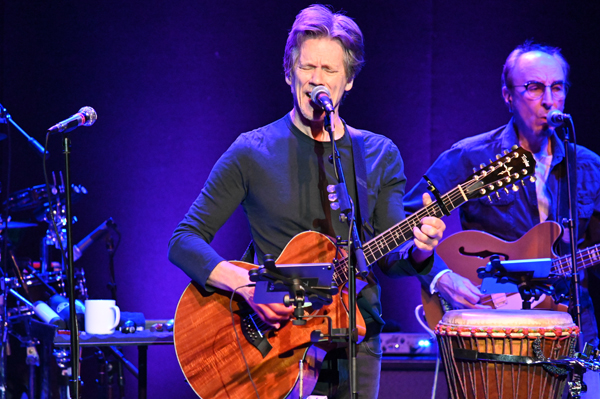 Kevin Bacon performs at Ridgefield Playhouse in January 2026 photo by Kris Forland