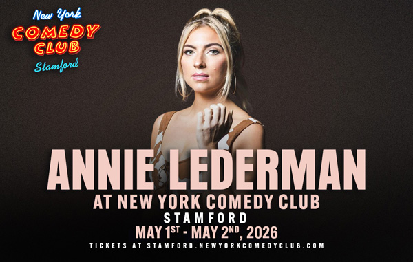 Annie Lederman to perform at New York comedy club stamford in May 2026