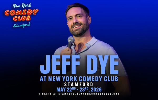 Jeff Dye to perform at. New York comedy club stamford in May 2026